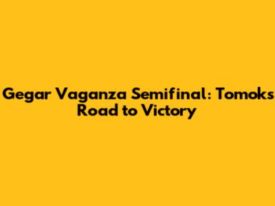 Gegar Vaganza Semifinal: Tomok's Road to Victory