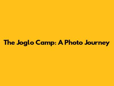 The Joglo Camp: A Photo Journey